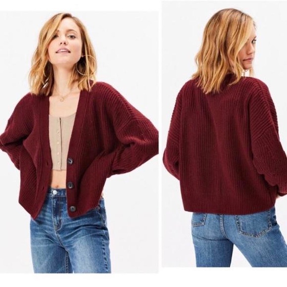 Pacsun Green Knit Cardigan - Picture 2 of 4